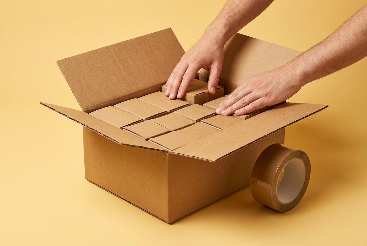 Reempaque de cajas